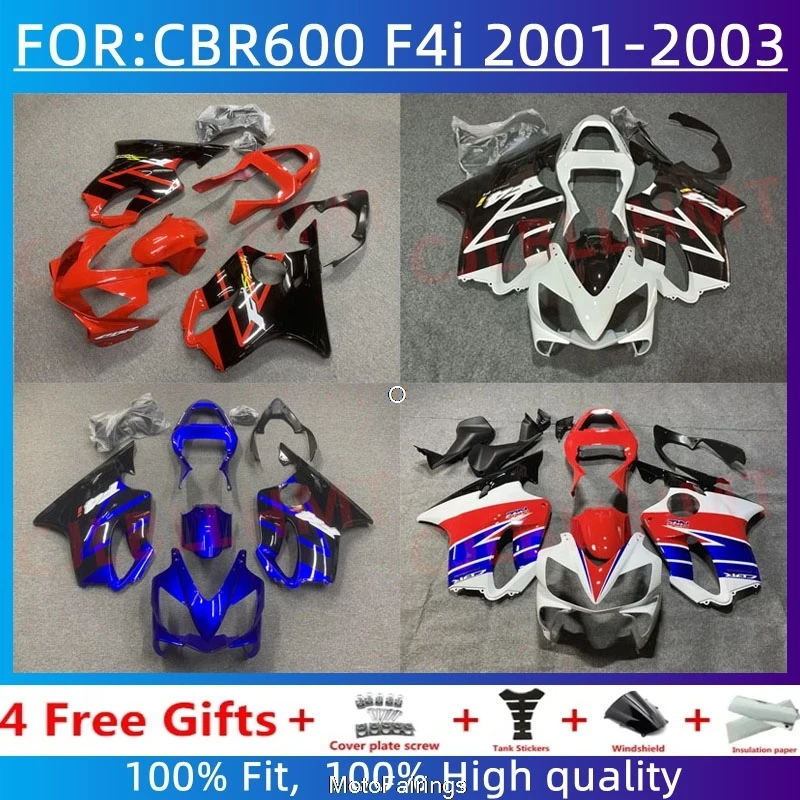 Motorcycle Fairings kit fit for CBR600 F4i CBR 600 CBR600F4i 01 02 03 2001 2002 2003  Fairing kits