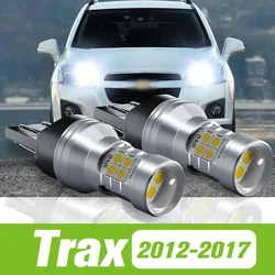 2pcs For Chevrolet Trax 2012-2017 LED Daytime Running Light DRL 2013 2014 2015 2016 Accessories