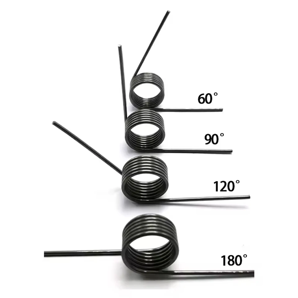 10 個 0.4mm スプリングスチールマイクロねじりスプリング-60 ° 90 ° 120 ° 180 °   時計修理、電子機器、ミニチュア模型製作のためのヘアピンコイル