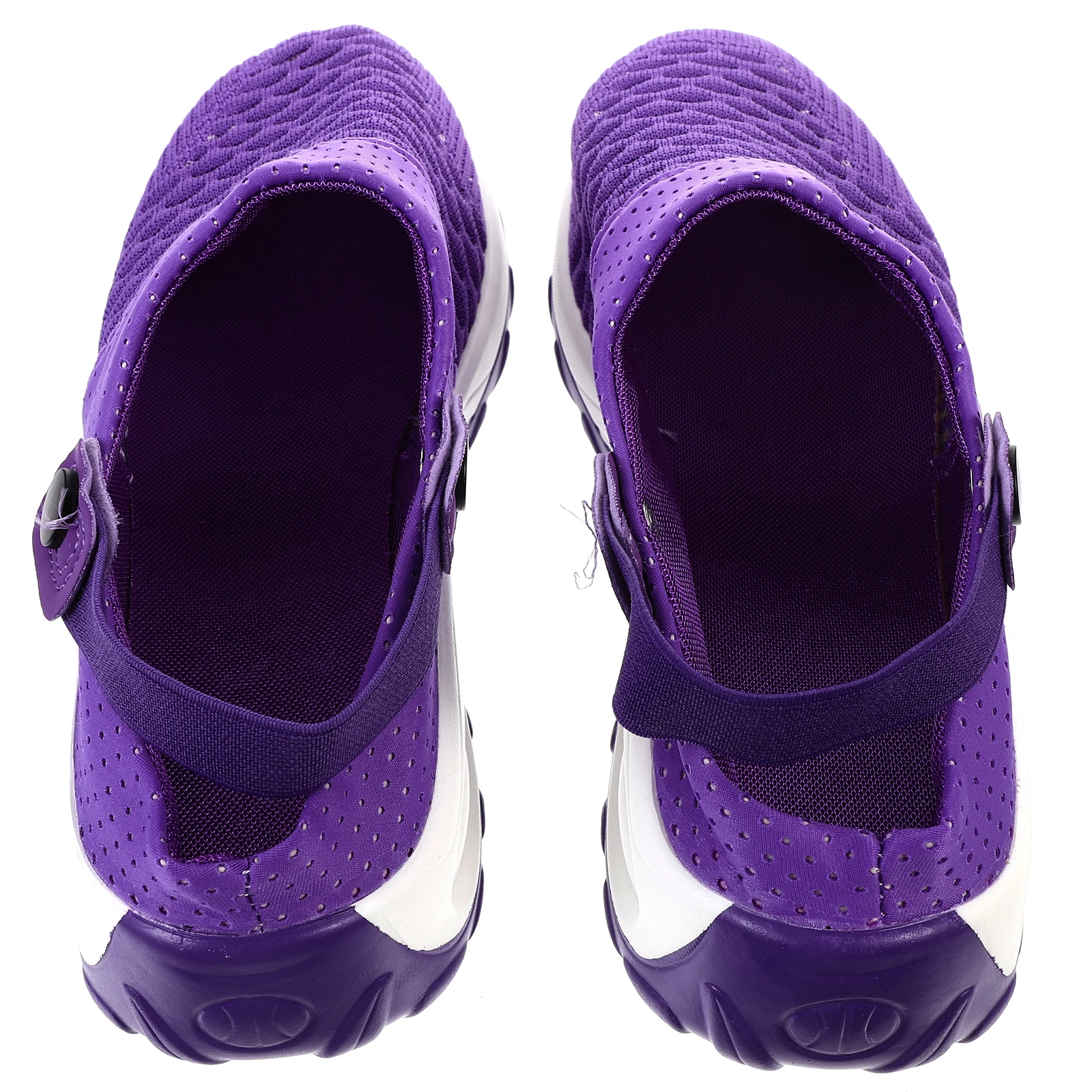 

Сетчатые S фиолетовые легкие дышащие спортивные повседневные нескользящие женские кроссовки размера 40, компактные для путешествий