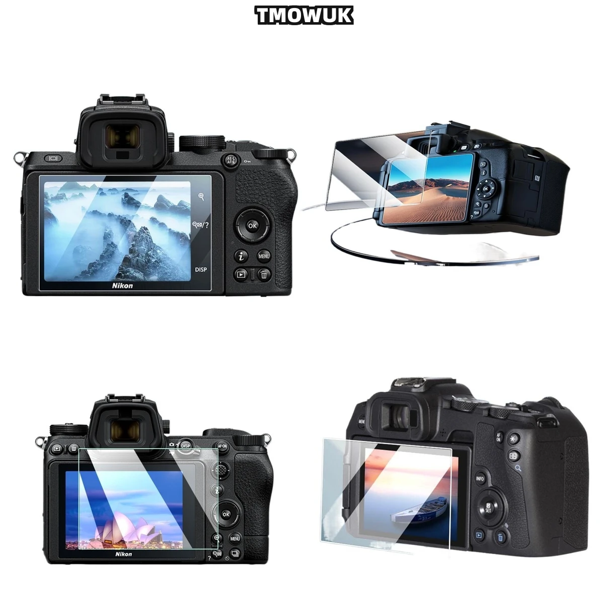 

For Nikon Z5 Z6 Z7 Z8 Z9, Impact-Resistant Screen Protector, 9H Tempered Glass