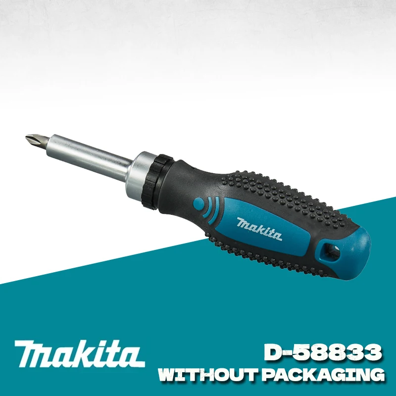 Wkrętak z grzechotką MAKITA D-58833 Magnetyczny Półautomatyczny Dodatni Ujemny Grzechotka Antypoślizgowy Wkrętak Akcesoria do Wiertarki