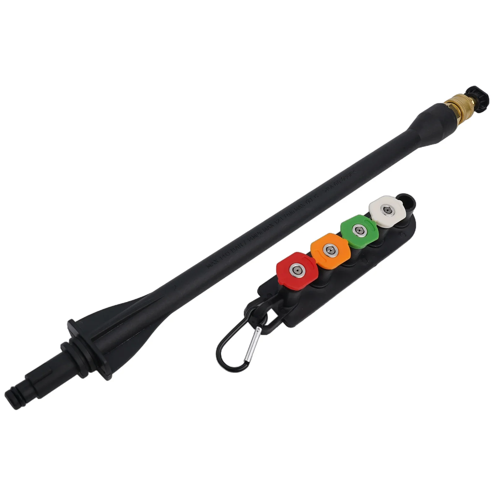 

Brand New High Quality Long Lasting Sturdy Spray Wand For Pressure Washer 1/4inch For Pressure Washer Quick Connect