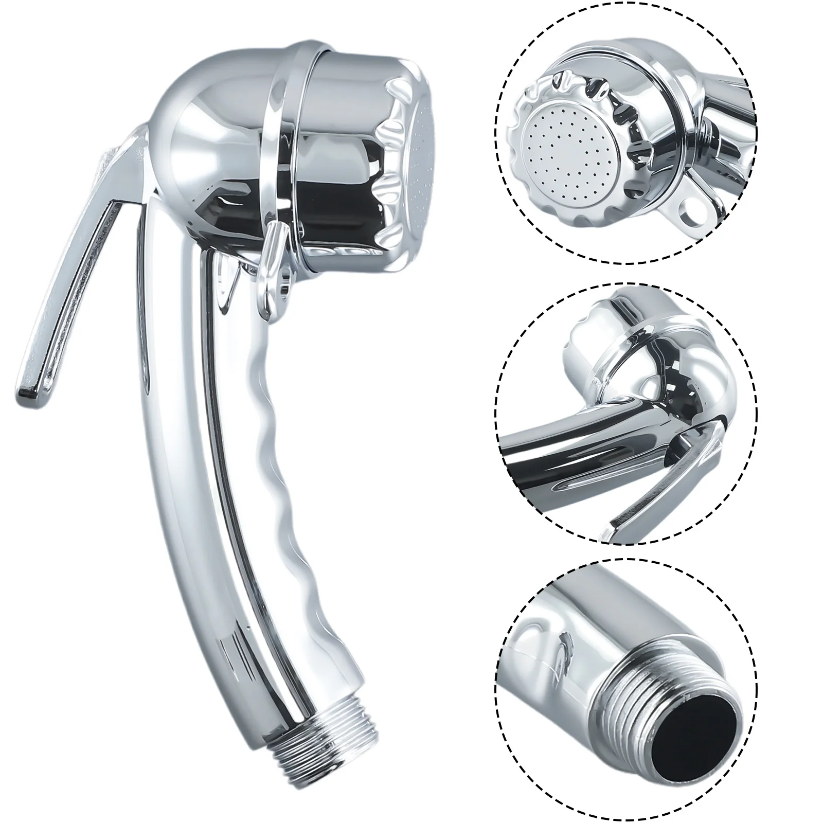 

Brand New Good Quality Hot Sale Shower Head Accessories 1pcs 1x Adjustable For Camping Motorhome Practical 14.5 Cm