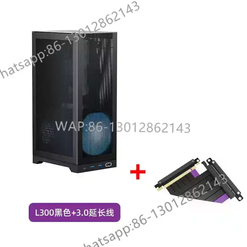 

L300 Вертикальный портативный корпус ITX Портативный настольный основной корпус TYPECmini Ultra Mini — пустой корпус и кабель