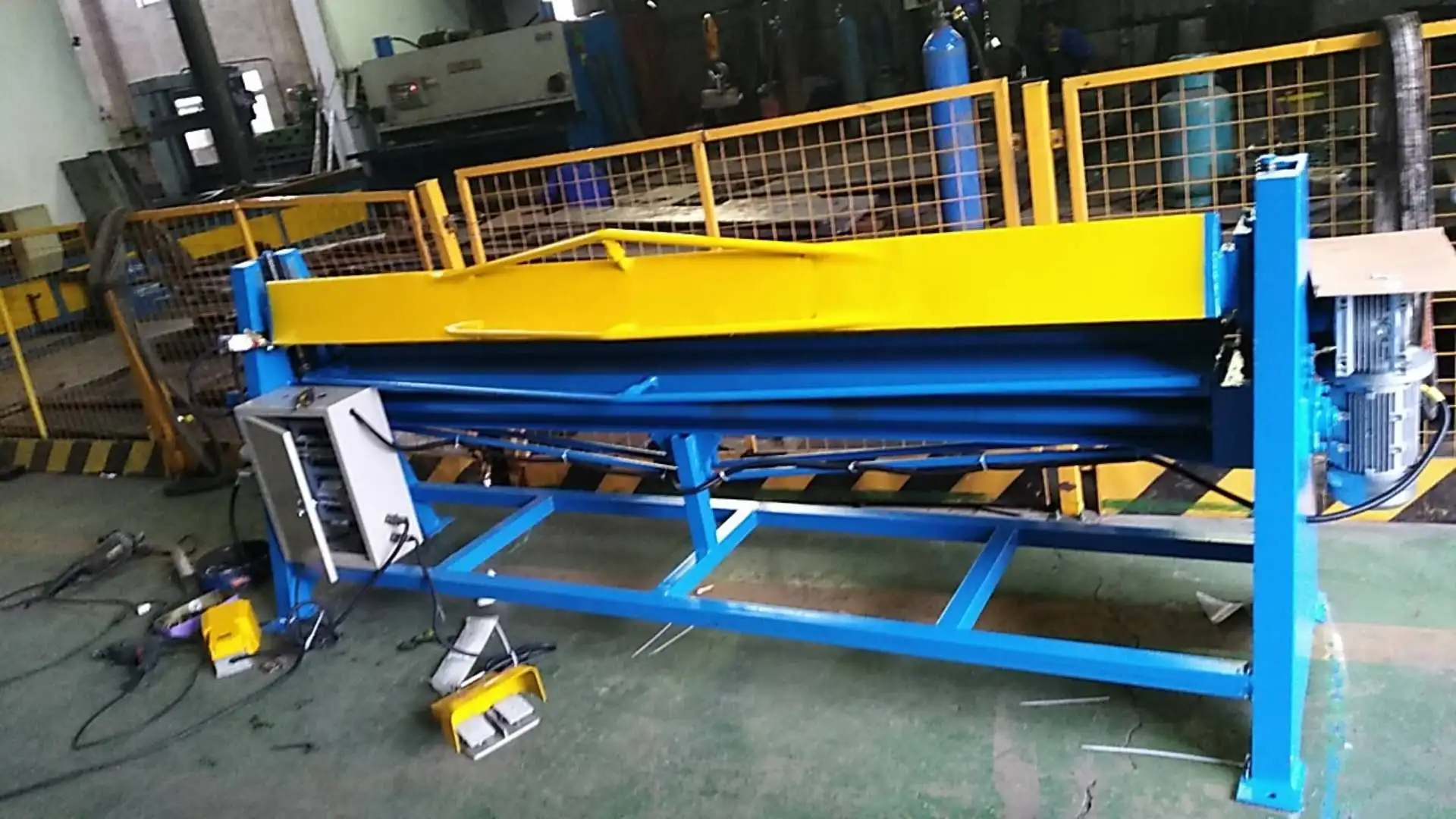 Square Hvac Duct Sheet Metal Bending Machine Electric Folding Machine for Metal Plate
