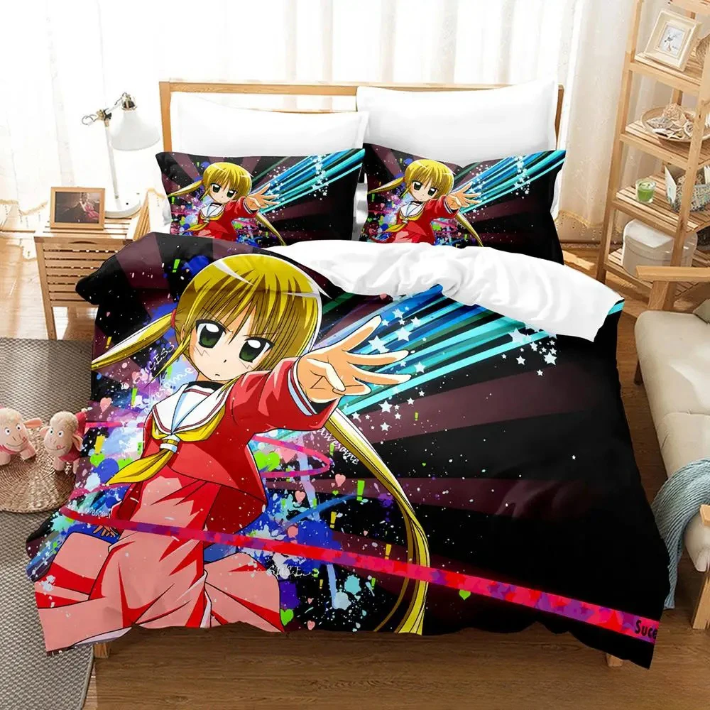 Kawaii Anime Hayate the Combat Butler Bedding Set Single Twin Full Queen King Size Bed Set Adult Kid Bedroom Duvet cover Sets