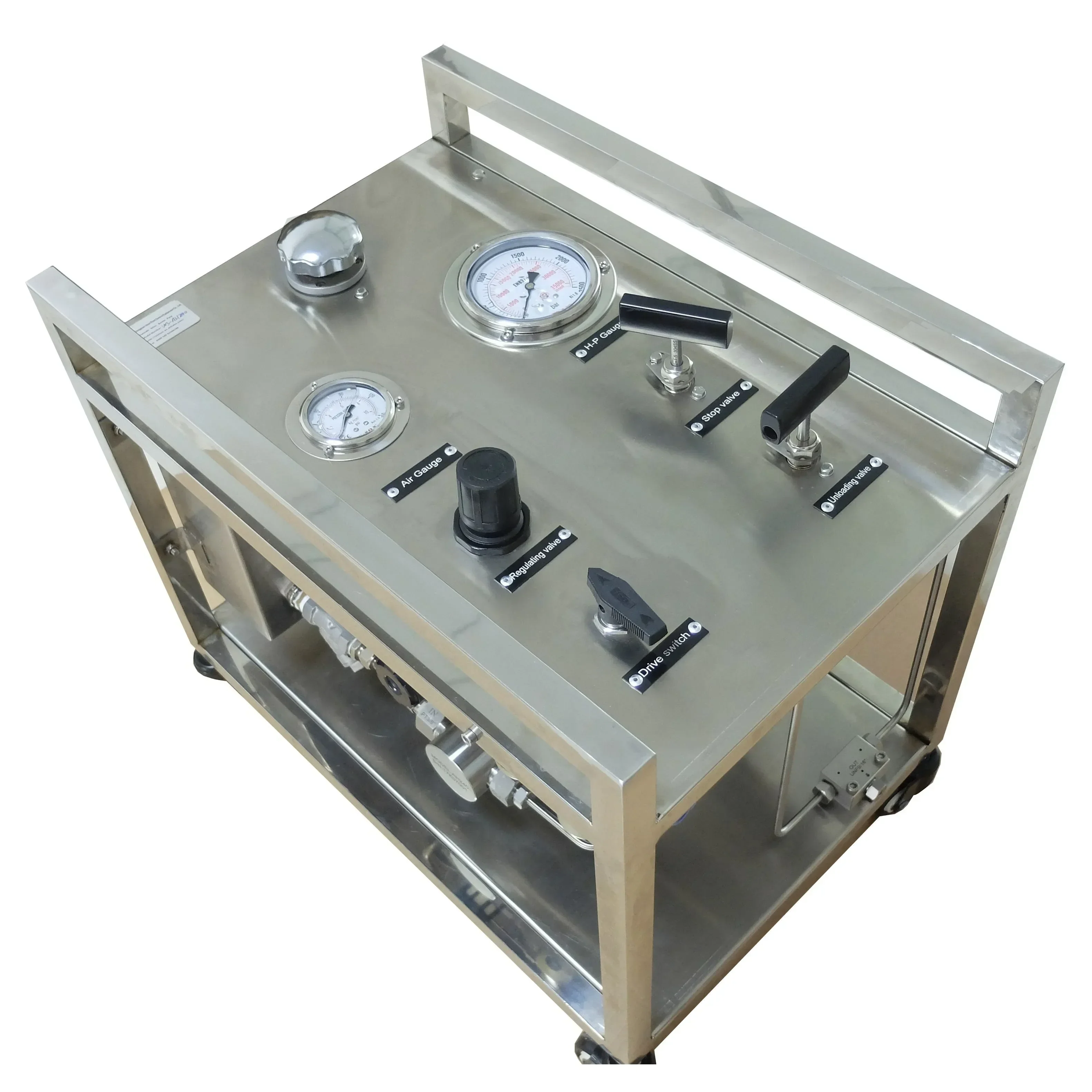 2026 Premium  USUN Model:USUN /WSAH 80-3200 Bar High pressure air hydro testing  pump  equipment for vessel testing