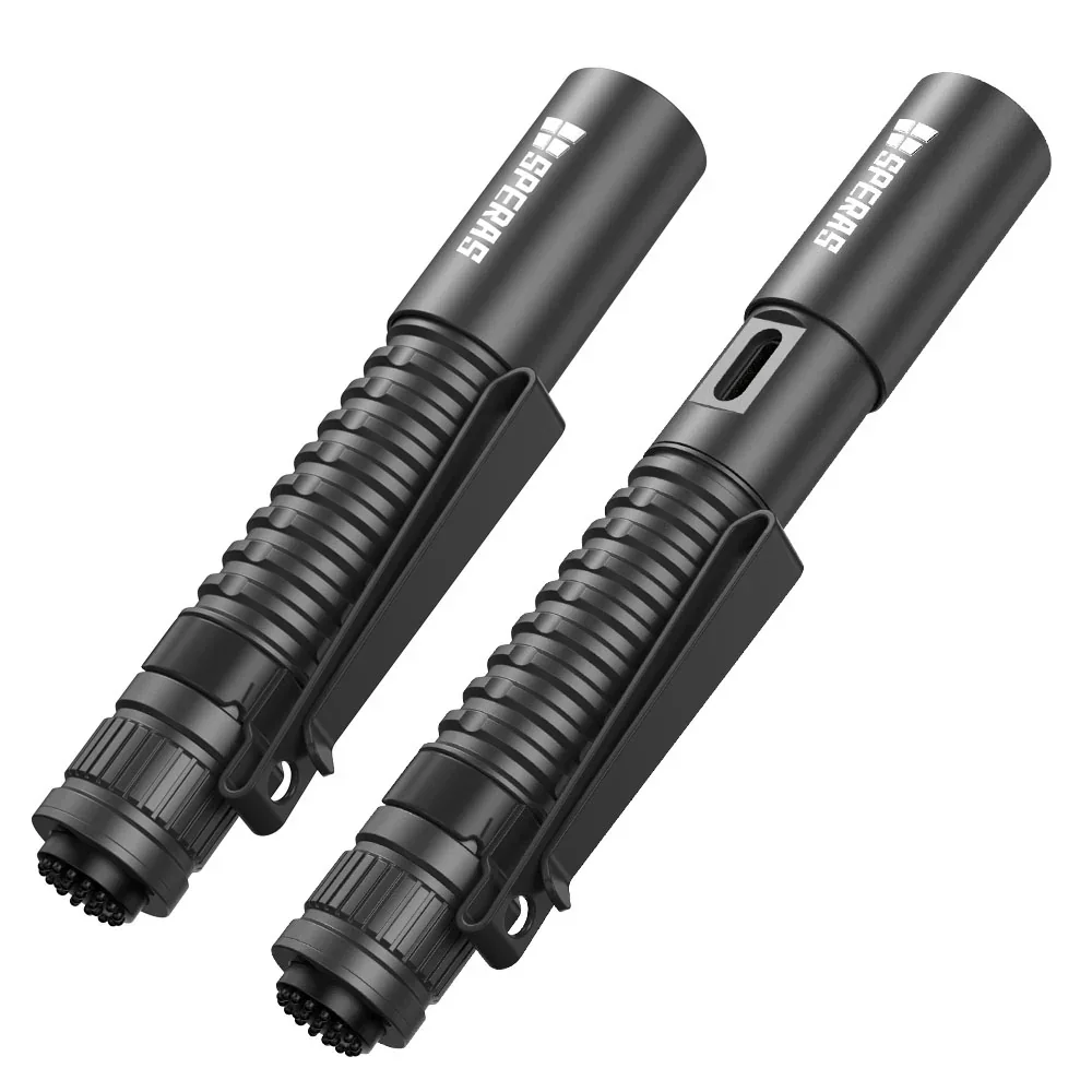 

Фонарь-ручка Speras Est Mic 700LM, перезаряжаемый через Type-C, тактический портативный фонарь EDC с дальностью луча 135 м для кемпинга и экстренных ситуаций