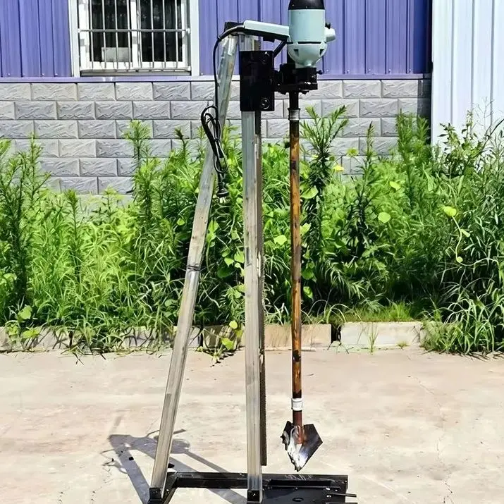 

Customized High Torque Electric Water Well Drilling Rig 60m Portable Handheld Farm Water Drill