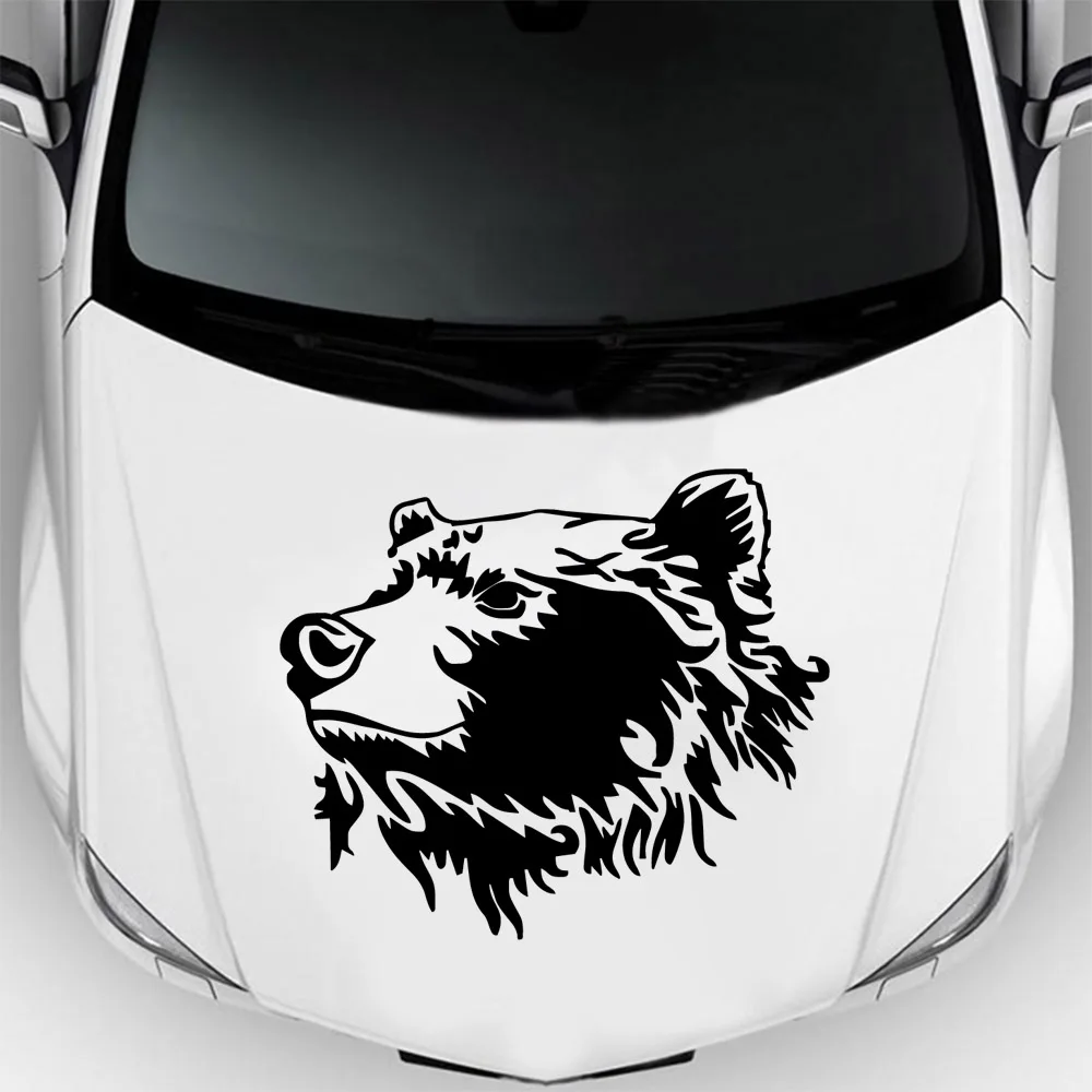 Colorful Bear Car Stickers Hood Tailgate Side Window Decal Sticker Decoration Sweet Auto Decorate