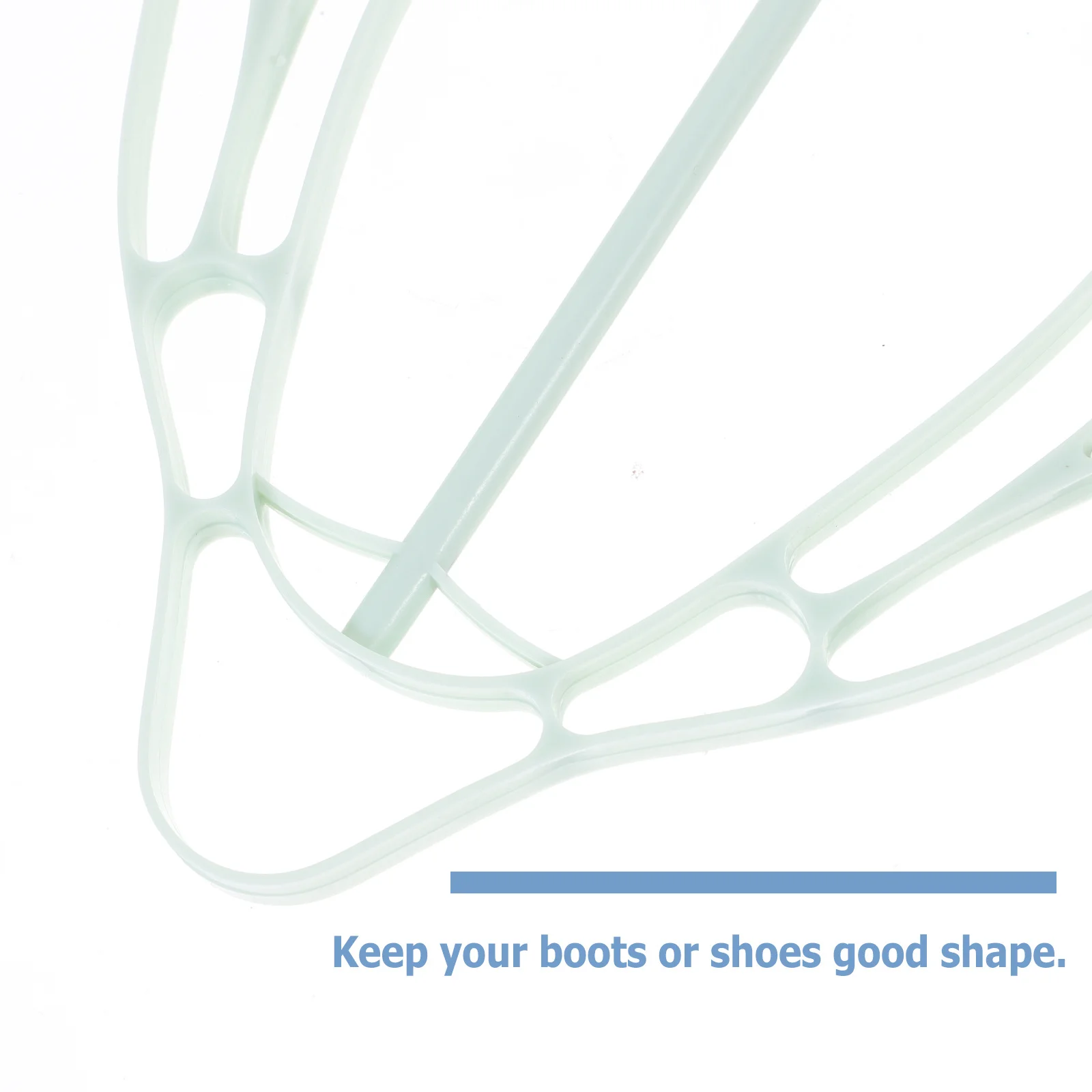 

2pcs Light Green Plastic Shoe Drying Rack Stand For Long Boots Shape Keeper Crumple Prevention Shoes Dryer Organizer Rack