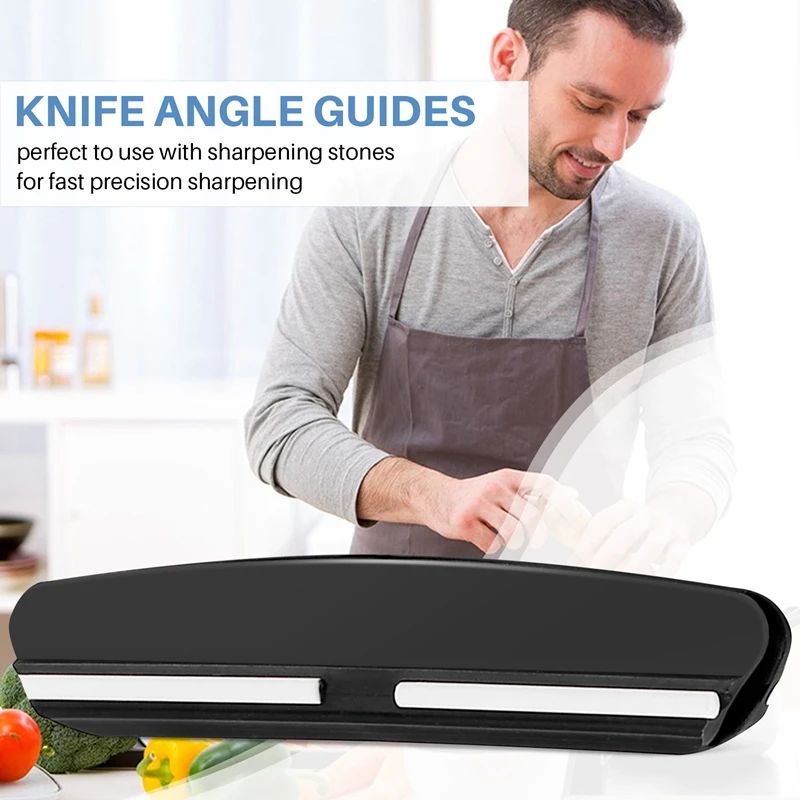 Top Deals 2PCS Knife Sharpening Guide Random Knife Sharpener Angle Grinding Clamp For Whetstone Sharpening Guide Tool