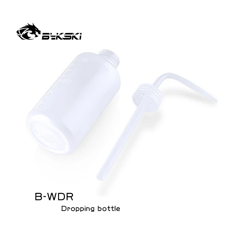 Bykski B-WDR botella de goteo de 250ml/500ml agregar botella de agua herramientas de tinta de adelgazamiento para líquido de enfriamiento para sistema de refrigeración por agua de PC