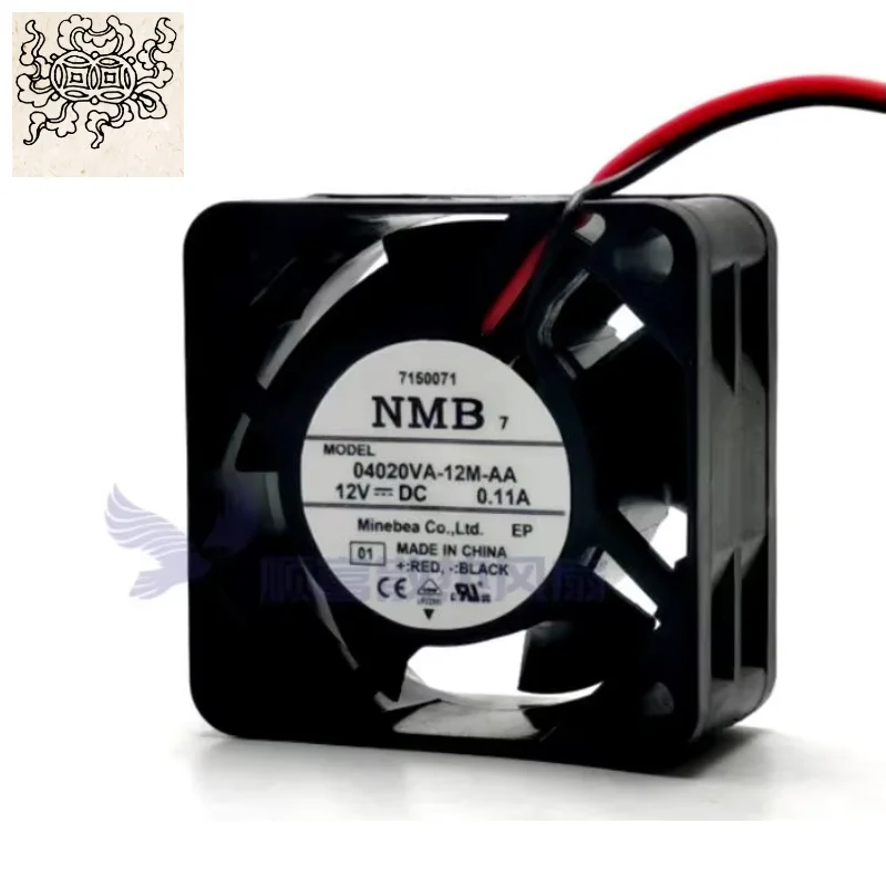 

Ltsf For NMB 04020VA-12M-AA DC 12V 0.11A 40x40x20mm 2-Wire Server Cooling Fan