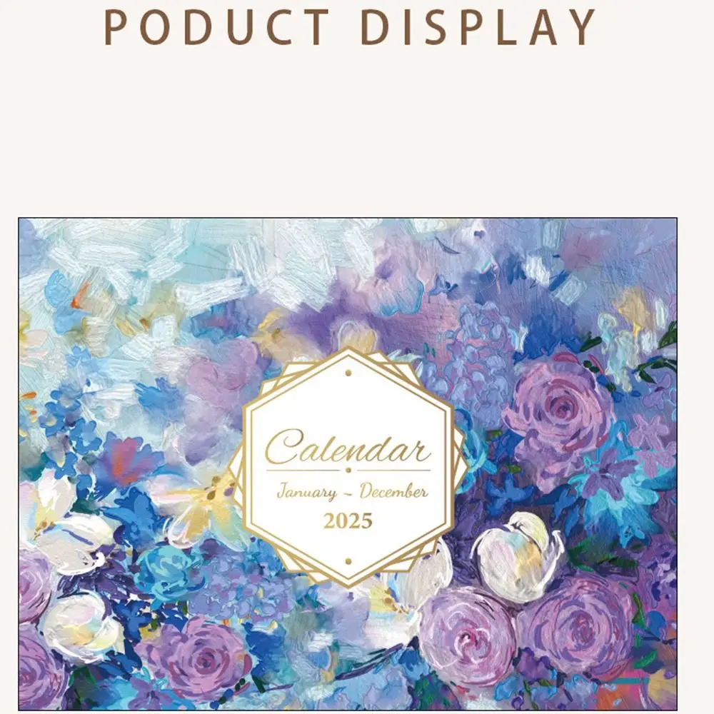 12-Month 2025 Desktop Calendar Efficient Scheduling To Do List English Desk Calendar Daily Planner Schedule Organizer