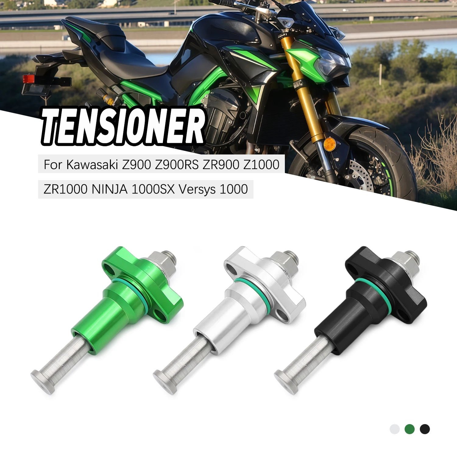 

For Kawasaki Z900RS ZR900 ZR1000 Ninja 1000SX ZX1000 Versys 1000 KLZ1000 Motorcycle Timing Manual Cam Chain Tensioner Assy