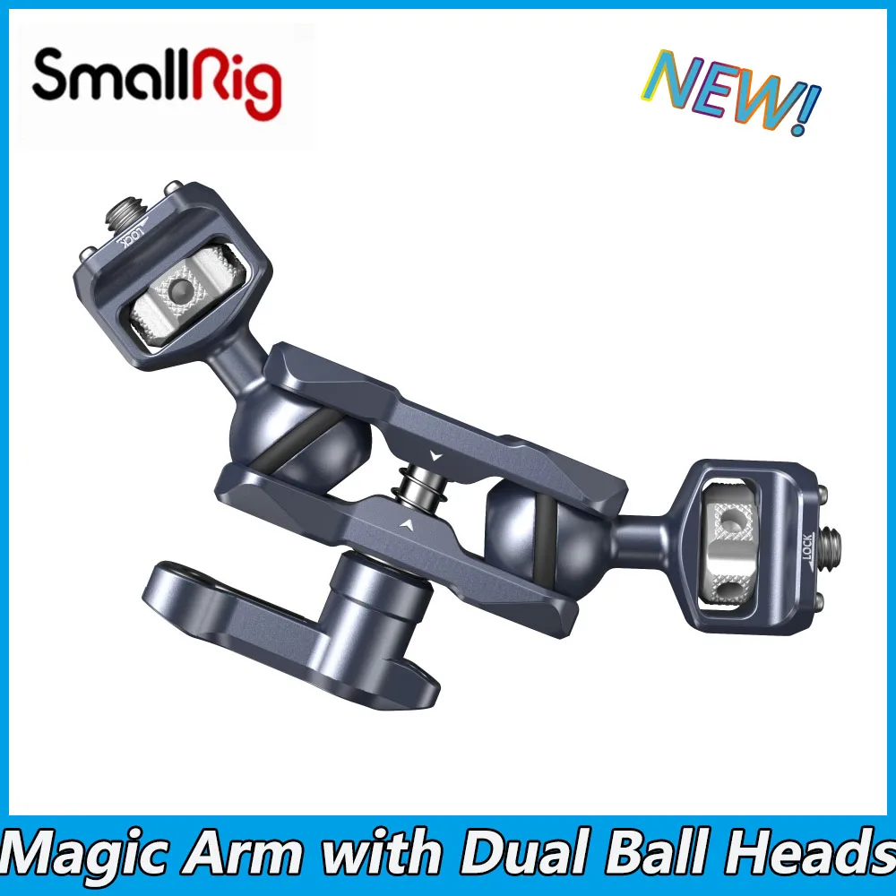 

SmallRig Magic Arm with Dual Ball Heads (1/4-20 Screws /1/4-20 Screws and ARRI locating Screw/NATO Clamp) 3873/3874/3875