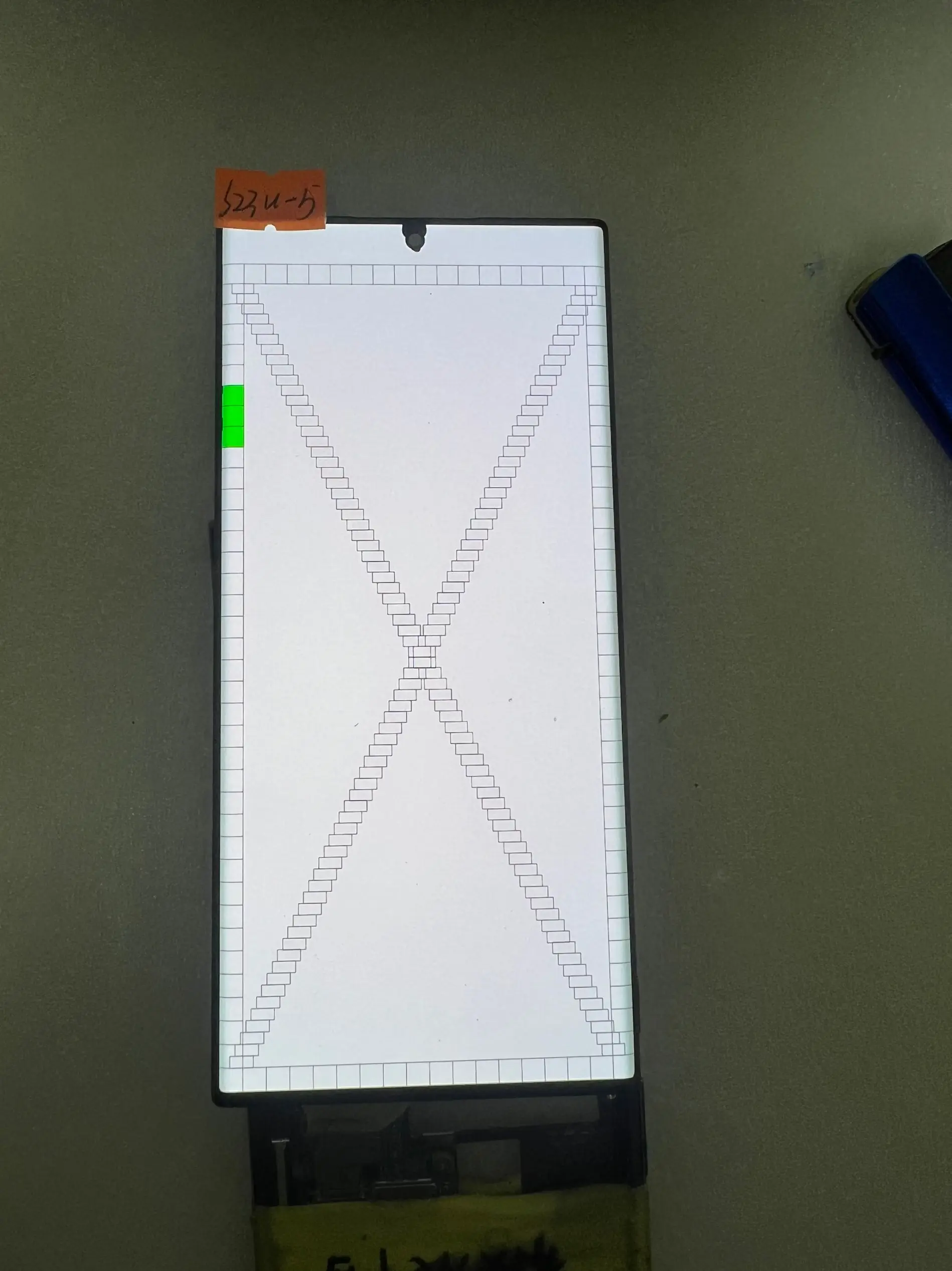 amoled-with-defect-burn-point-line-touch-screen-digitizer-assembly-with-back-glass-for-samsung-s23-ultra-sm-s918