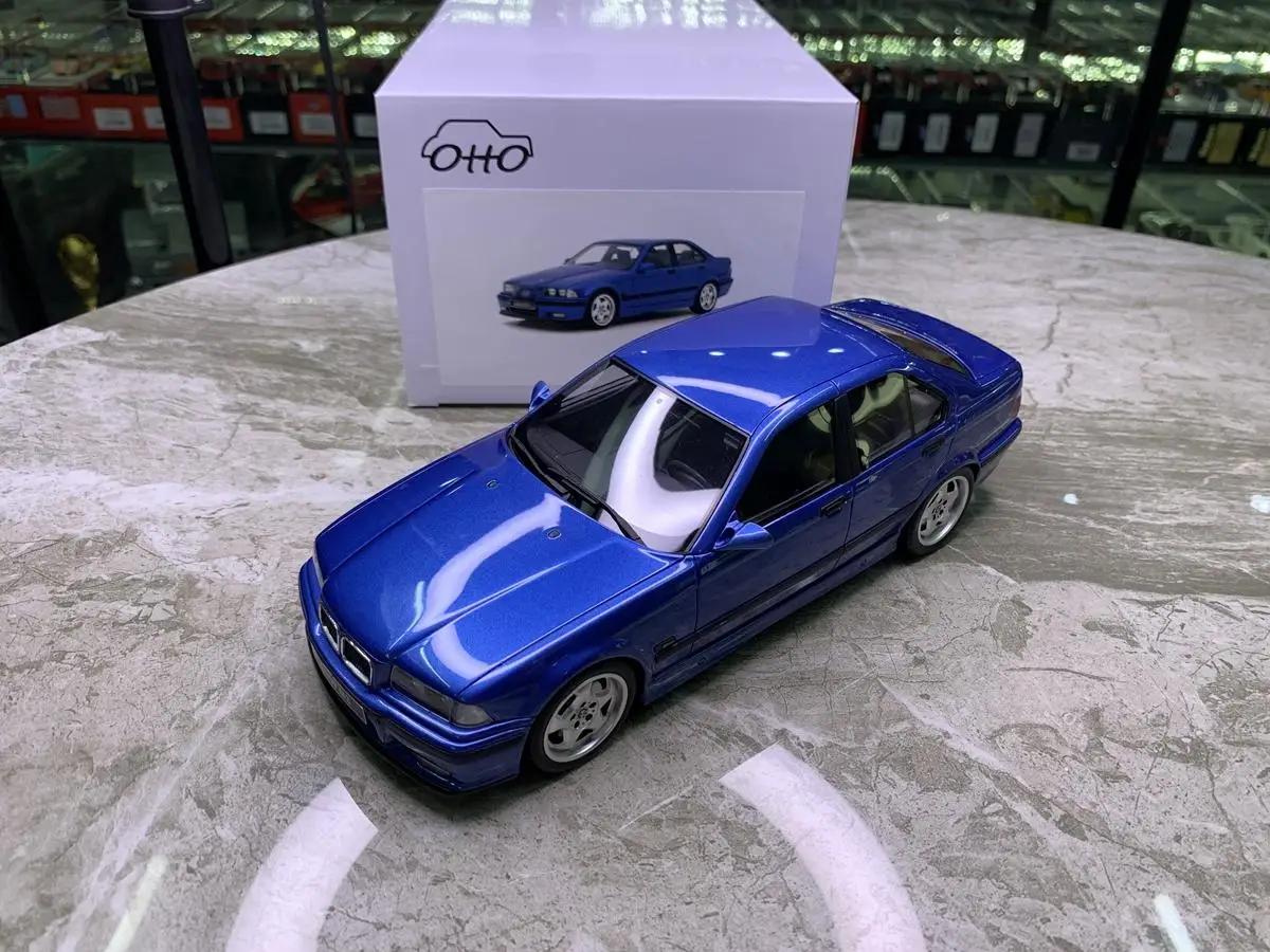 OTTO 1:18 E36 m3 BLUE 1995 OT1082 Resin Car Model Gift Collection