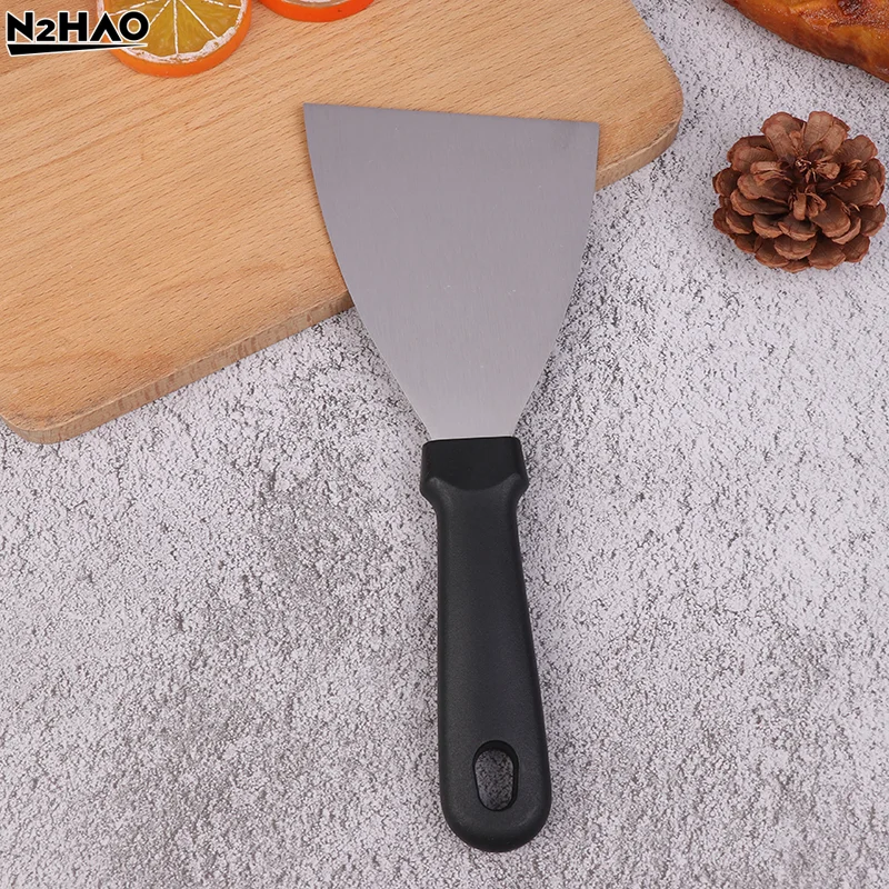 Hot Spatula Short Handle Cooking Utensils Multifunctional Griddle Spatula Stainless Steel Turner Scraper Kitchen Gadgets Ware