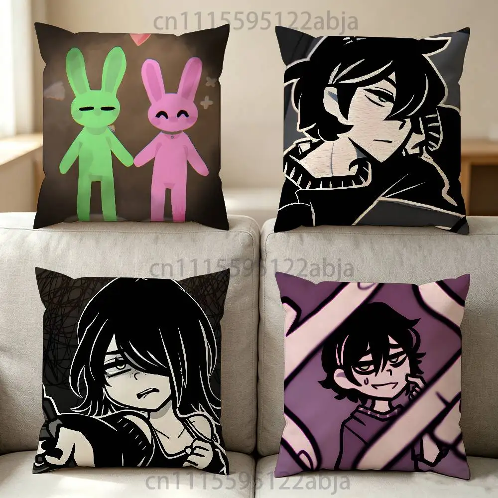 Game the Coffin Of Andy and Leyley Laser Throw Pillow Case Decoration Bed Custom Square Pillowcase Pad Cover