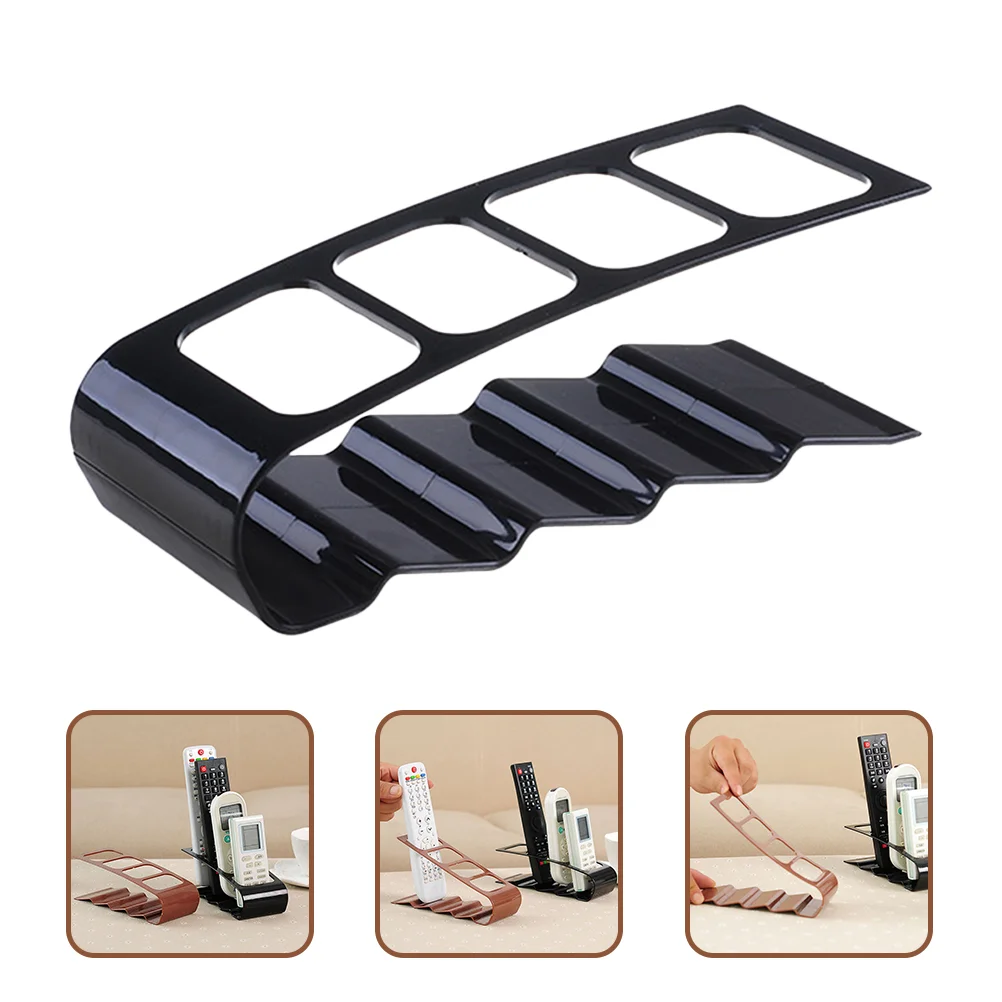 2pcs Iron Remote Holder Compartments Table Remote Control Storage Organizer remote control holder table remote holder