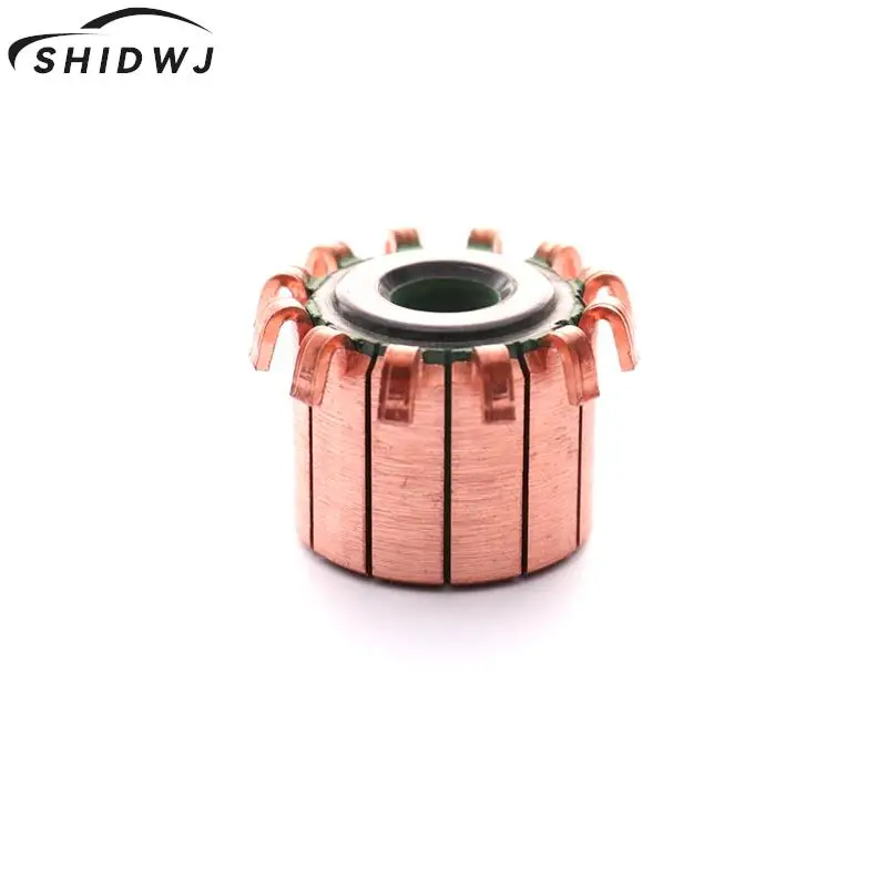 1PC 8*23*19.5mm 12P Teeth Copper Hook Type Electrical Motor Commutator CHY-1518-12