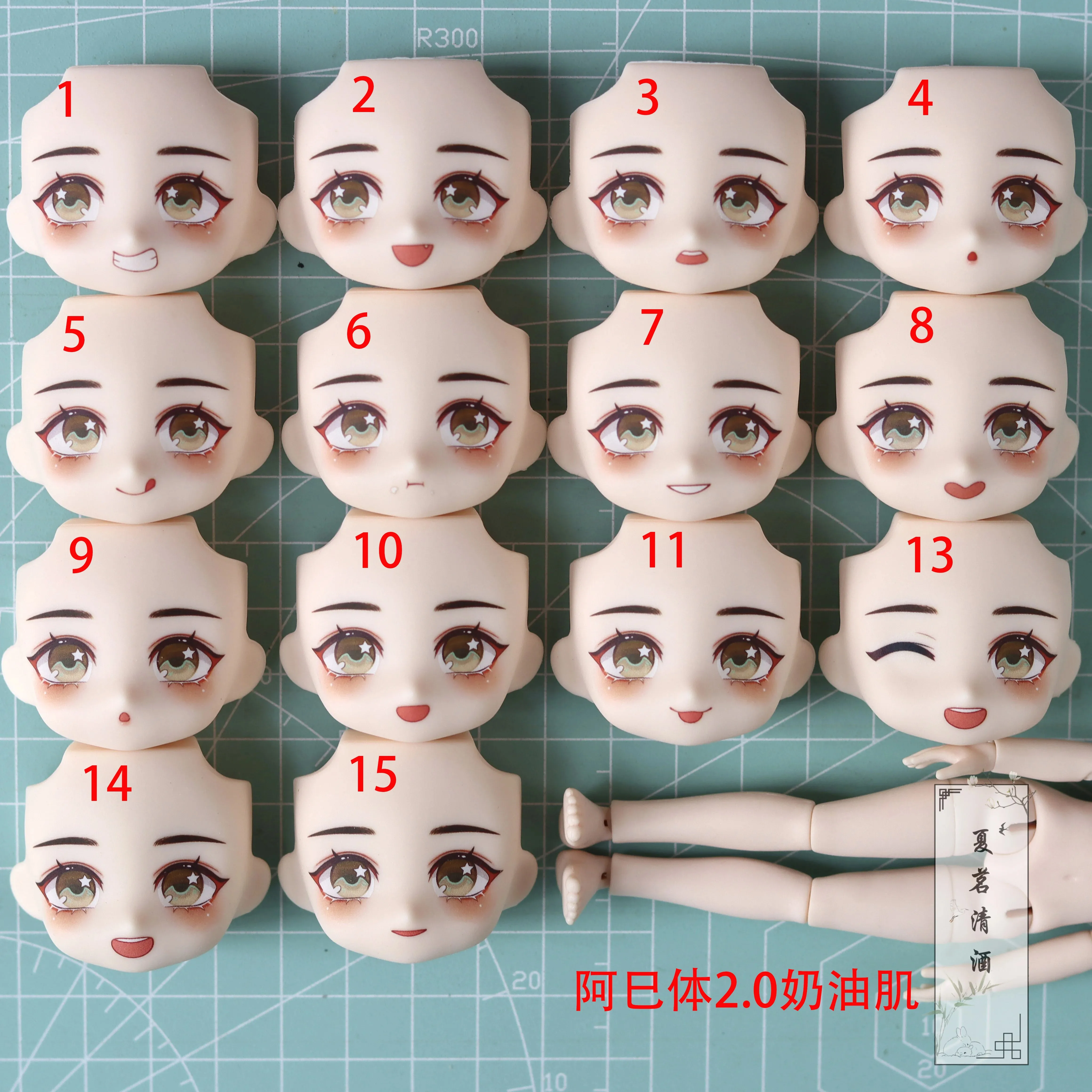 

Аниме Tian Guan Ci Fu TGCF комиксы Xie Lian Hua Cheng OB11 водная паста для лица альтернативное выражение лица косплей милый подарок