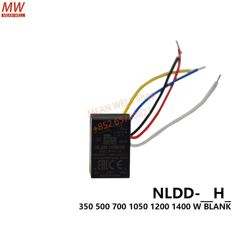 Original MEAN WELL Switching Power Supply DC-DC Constant Current Step-Down LED driver NLDD-1050H NLDD-1050HW NLDD-500H NLDD-700H