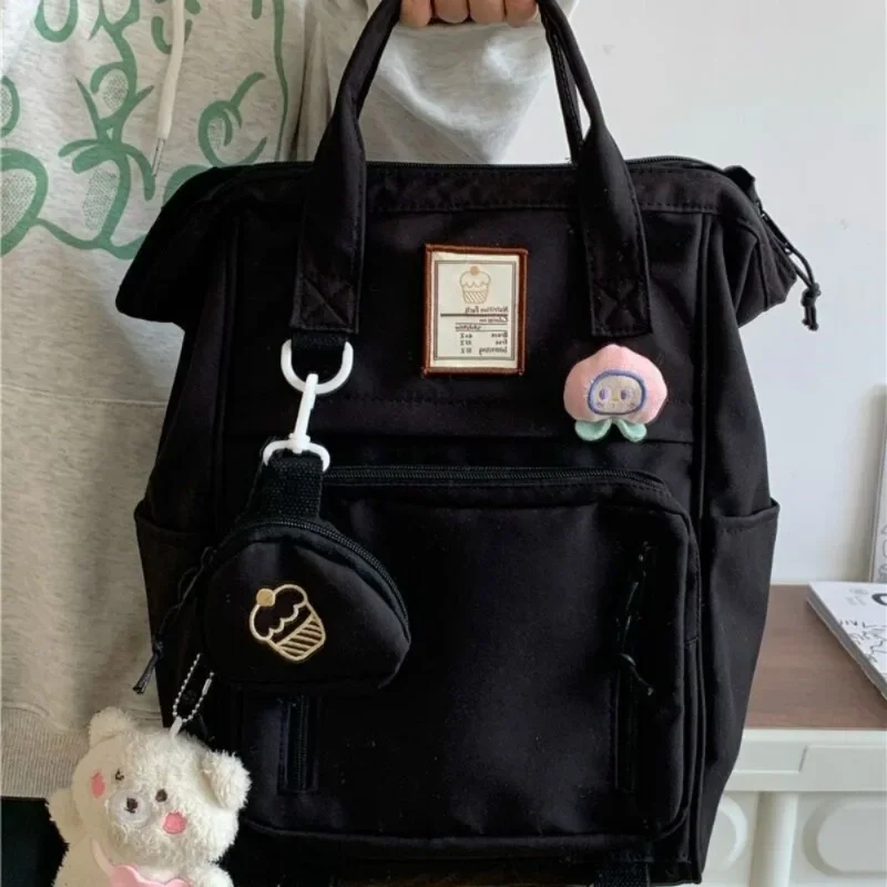 Adrette lässige Rucksack Frauen japanische große Kapazität Schult aschen Handtaschen reisen Harajuku Studenten ins Streetwear Chic neu