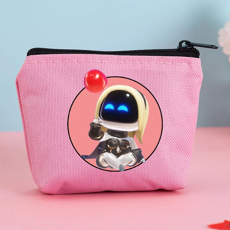 Porte-monnaie de jeu Astro Bot, portefeuille d'impression d'anime mignon, sac de rangement de dessin animé, mode hip hop, cadeaux d'anniversaire et de fête de Noël