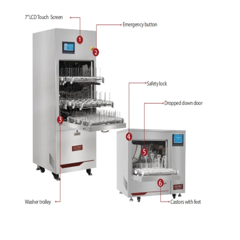 Good price lab equipment stainless steel automatic laboratory glassware washer