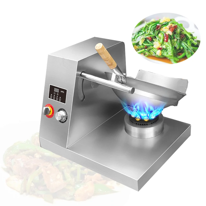 Mesin memasak wajan otomatis mesin makanan tumis goreng