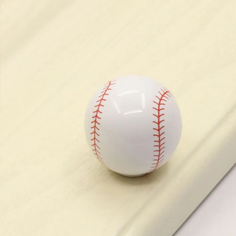 Cute Style Unisex Cabinet Knobs Football Shape Basketball Shape Drawer Knobs Novelty Single-hole Cabinet Door Handle Room