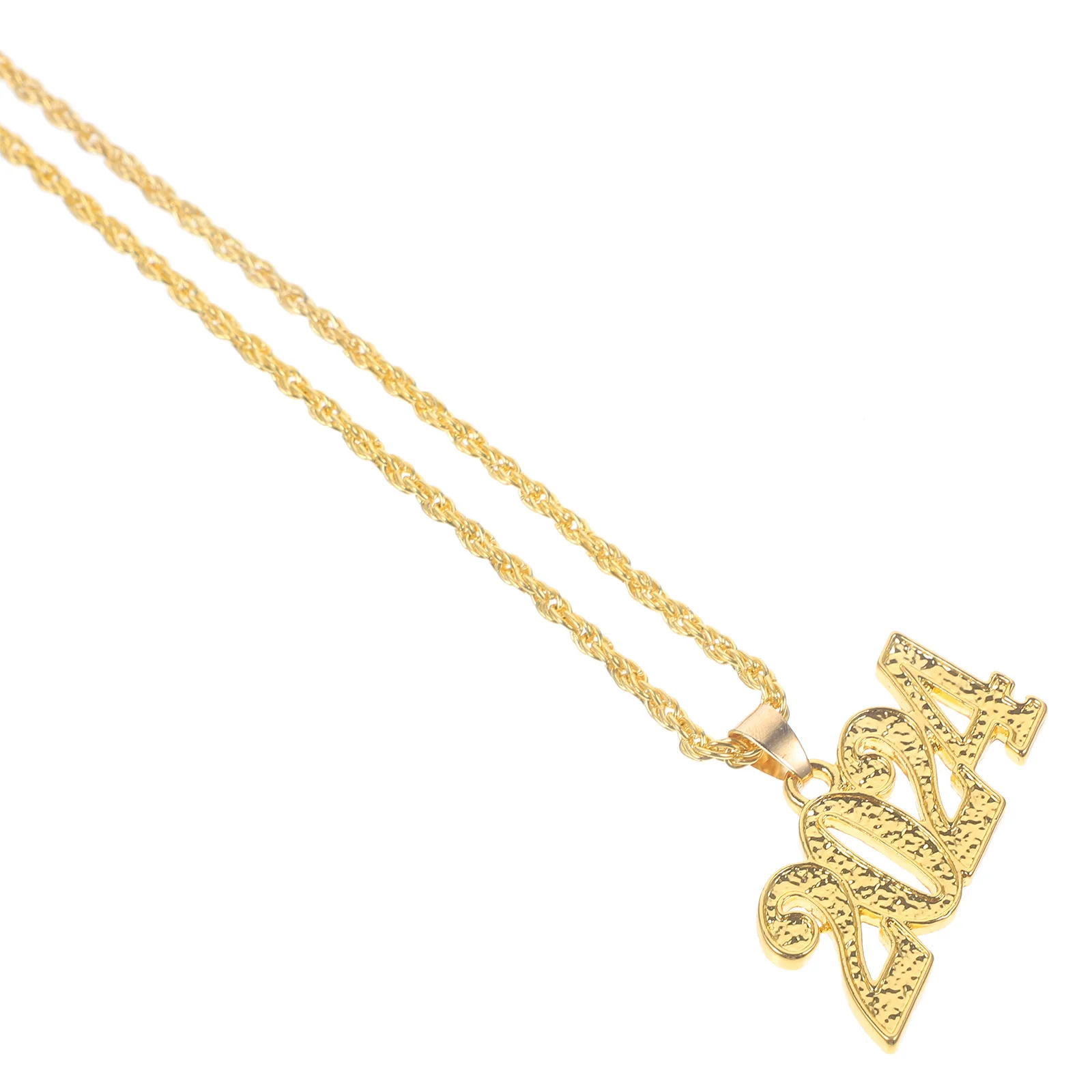 

Graduation 2024 Zinc Alloy Pendant Necklace Adjustable Length Stylish Graduation Jewelry Souvenir Gift Pendant Necklace