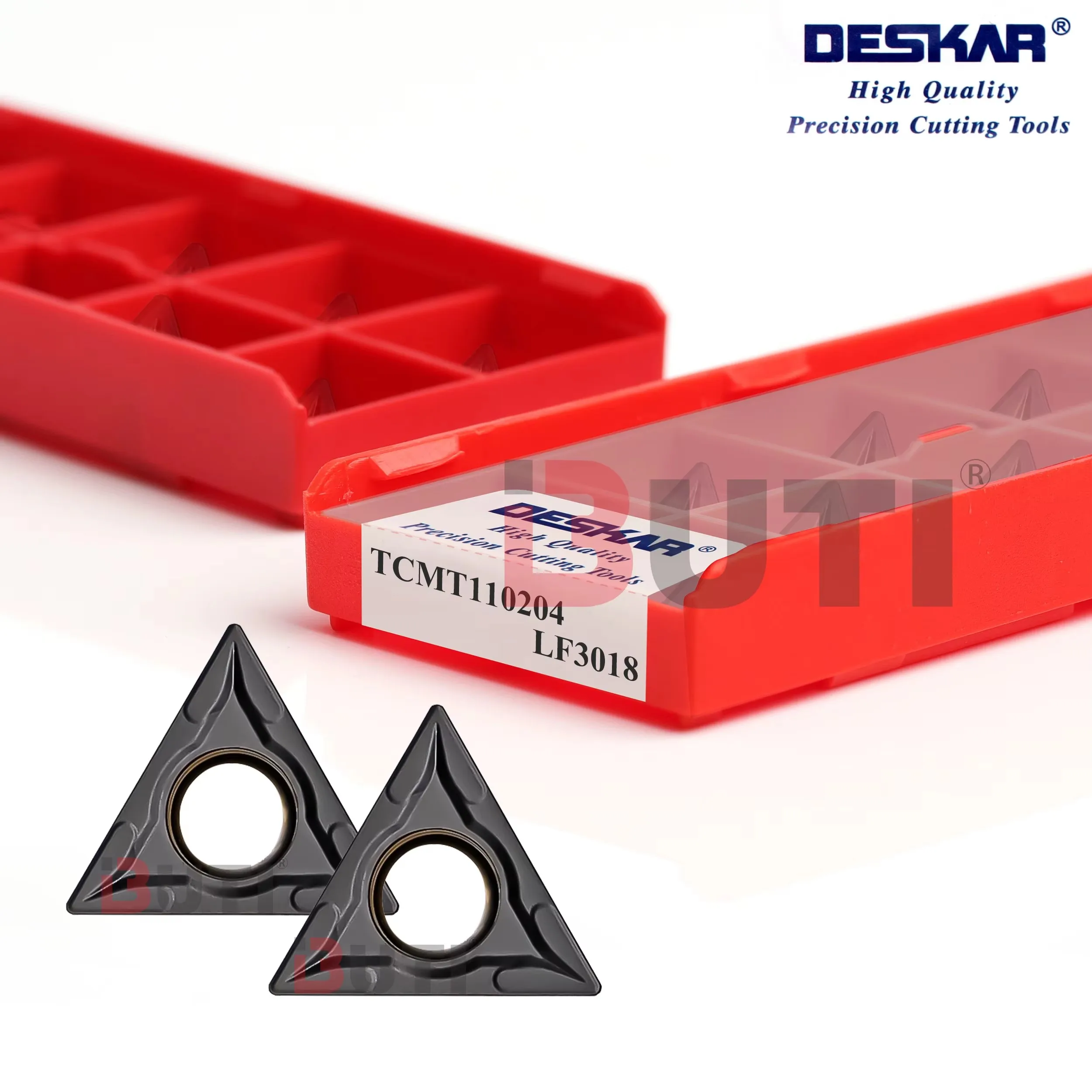 DESKAR 100% Original TCMT110204 TCMT110208 LF3018 Numerical Control Lathe Turning Insert Cutting Tool Processing Cast Iron Tools
