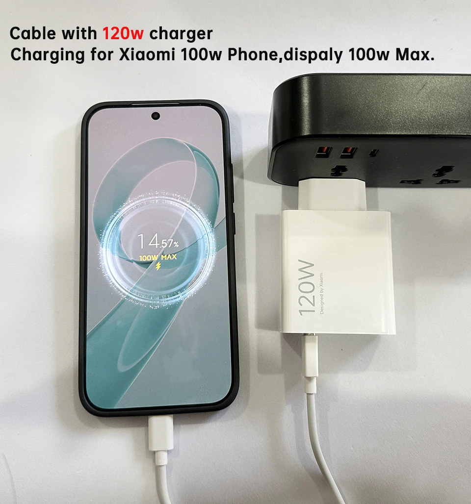 XIAOMI純正USB Type-Cケーブル 120W 100W 90W 67W 45W ターボ急速充電