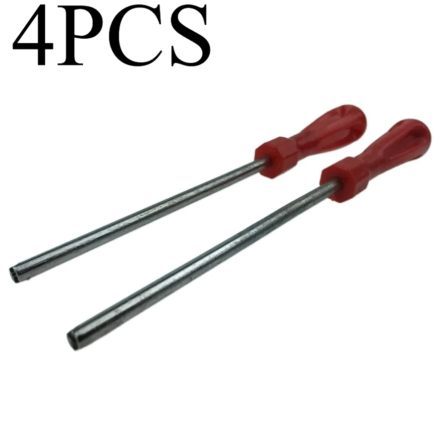 

4 шт. для автозапчастей, инструмент для шин, отвертка с сердечником клапана (одинарная головка), инструмент для шин