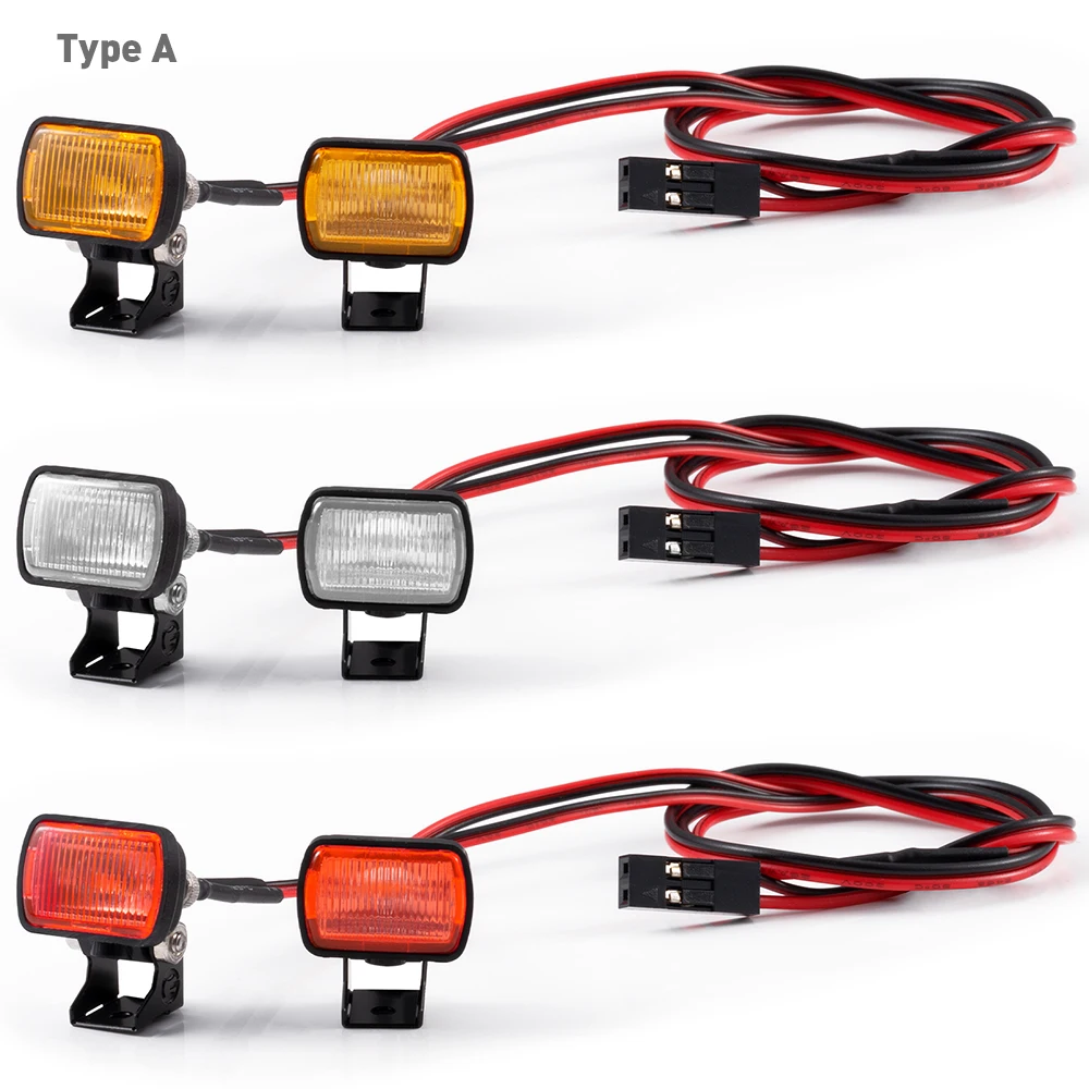 AXSPEED 1Set LED Lichter Scheinwerfer Scheinwerfer für TRX-4 TRX-6 Axial SCX10 90046 Wraith 1/10 RC Auto Dekoration Teile Zubehör – Detail 2