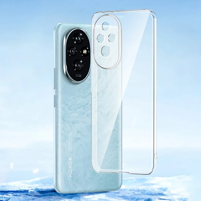 Ultra Thin Silicone Soft Phone Case For Huawei Honor 200 90 70 50 Pro Lite Clear Back Cover Transparent Shell Honor200 Lite 90