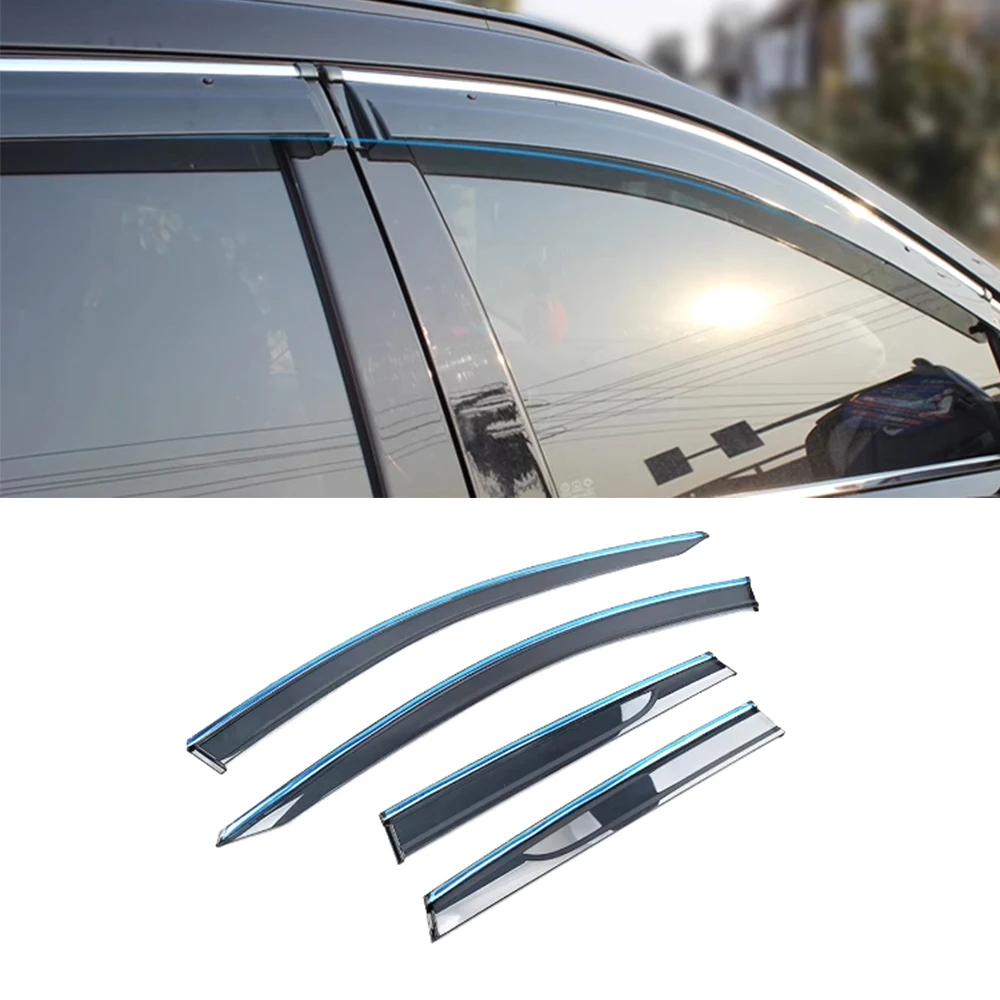 

4Pcs/set Car Window Sun Rain Visor Cover Trim For Toyota Corolla 2019 Exterior Auto Styling Moldings