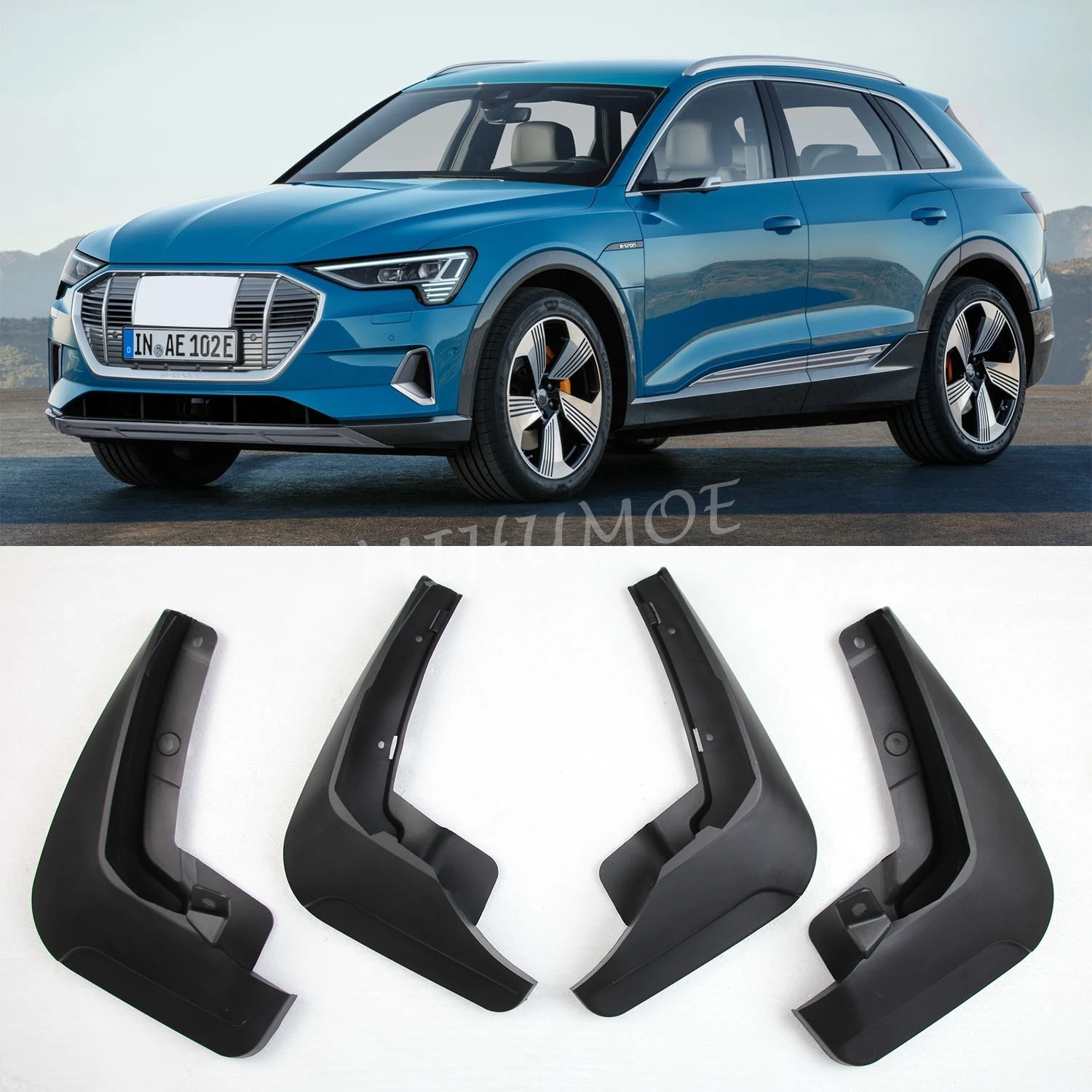 Splash Guard Mud Flaps Wheel Fender Accessories For 2019 2020 2021 2022 Audi e-tron