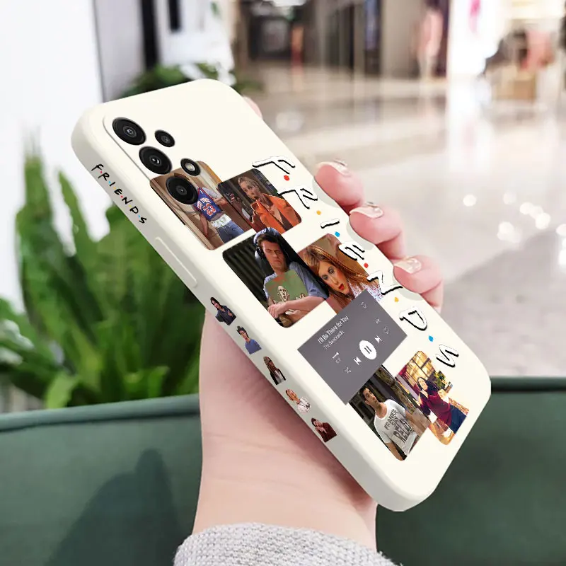 Central Perk Coffee Friends Phone Case For Samsung A54 A34 A73 A53 A23 A14 A13 A03 A03S A04 A04S A04E A72 A52 5G Silicone Cover