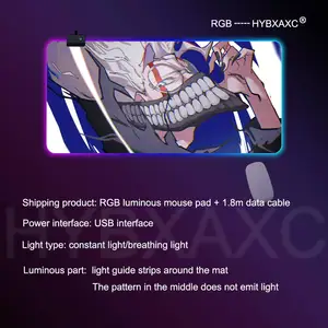 Anime -Tischteppich für Spiele, Dandadan, Ayase, Momo, Okarun, Takakura, Ken, RGB, Mousepad, Tisch, Desktop, Fußmat, RI, xxl 8 Hauptverkaufs -Momo -Teppiche - №7