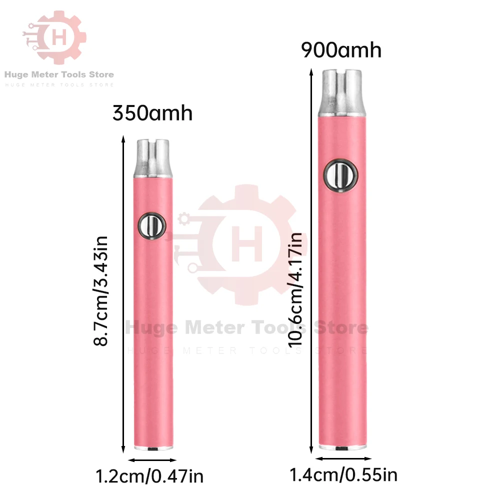 350mah/900mah 510 Thread Battery Pen Solder Iron Shaped Button Battery Set Heat Devices Adjustment Heating Kit Fittings With USB