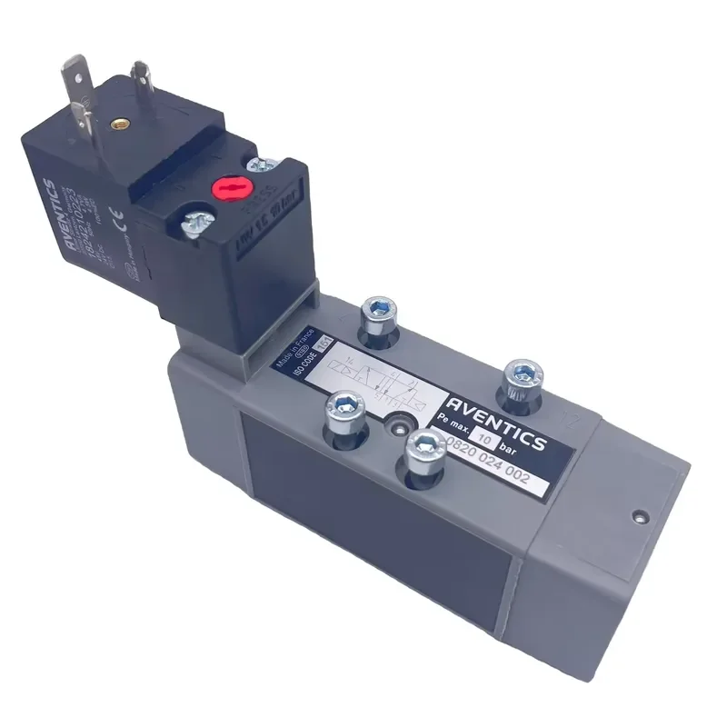 Aventics IS12 Series Electrically Activated 5/2-Directional Spool Valve Positive Overlapping Single Solenoid Pneumatic 1060