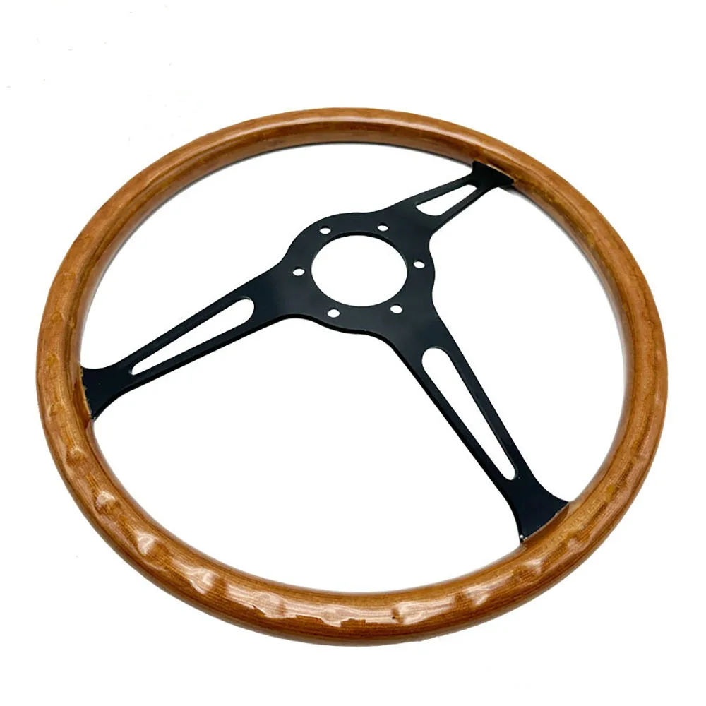 15 Inch 380MM Retro Peach Wood Steering Wheel Accessories Universal Car Modification accesorios para auto