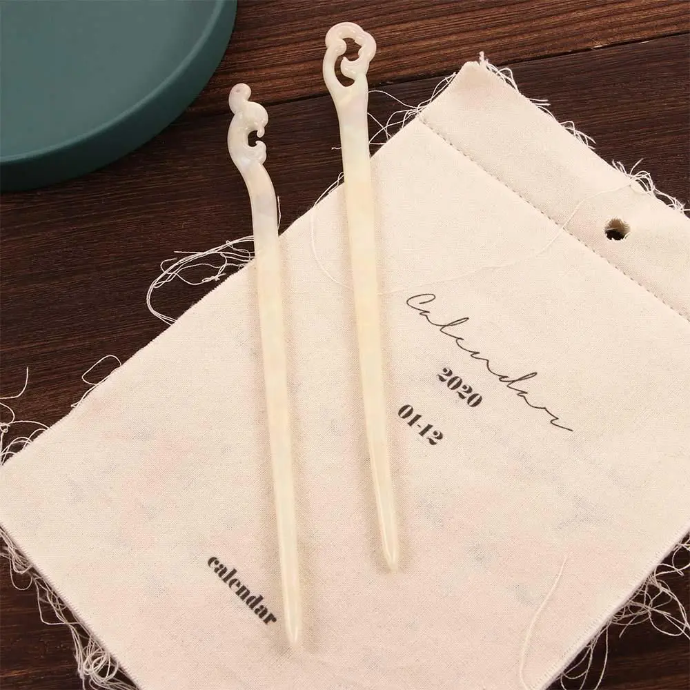 أغطية الرأس غطاء الرأس النساء السيدات خلات الرجال القرص الشعر سحابة دبابيس الشعر شوكة الشعر العصي إكسسوارات الشعر #5