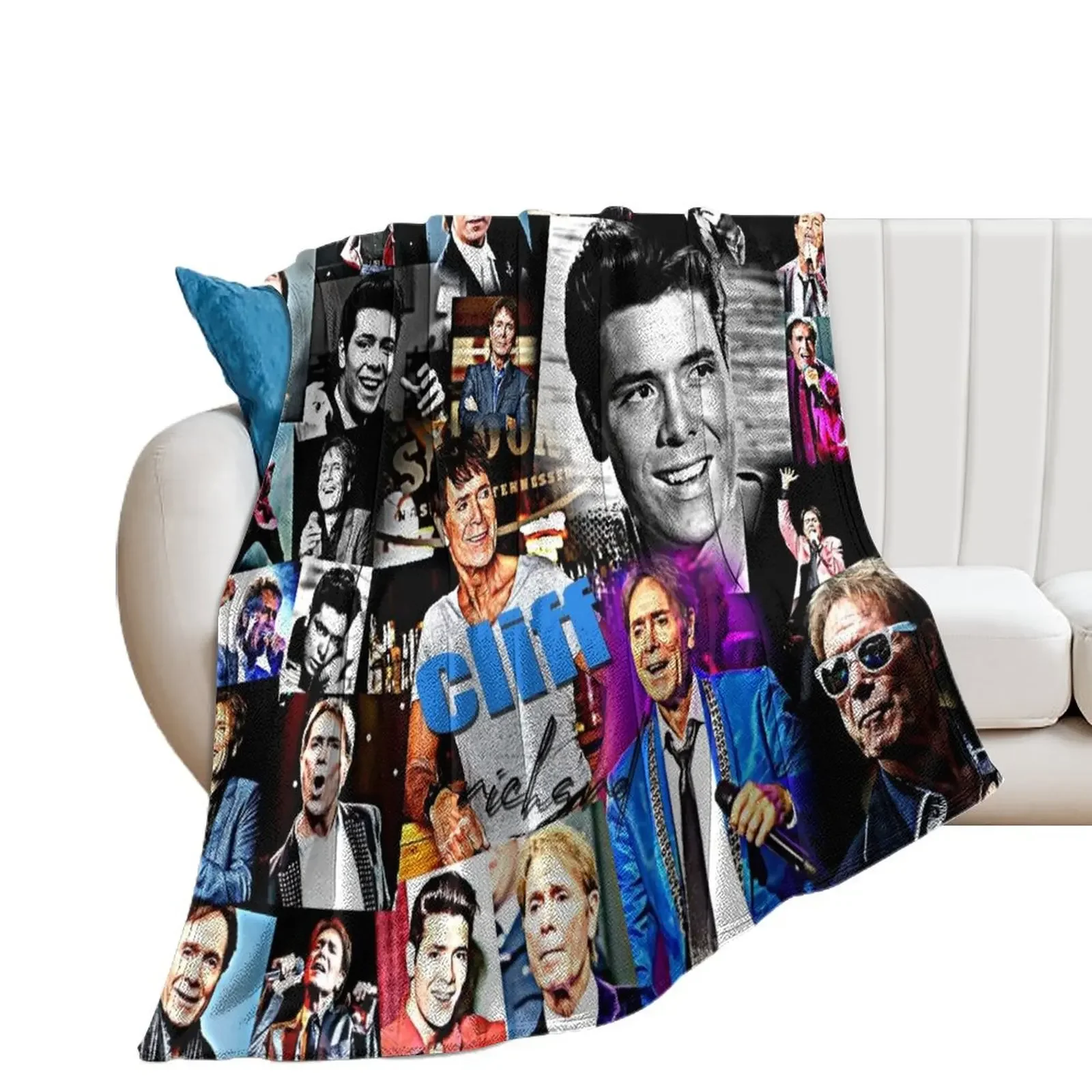 cliff richard Throw Blanket Beautifuls funny gift Decorative Beds Beach Blankets